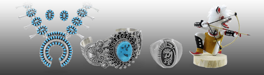 The Navajo Jewelry Background