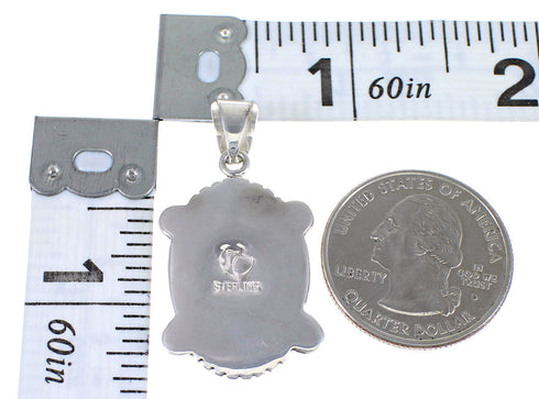 Southwest Multicolor Sterling Silver Pendant YX70755
