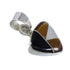 Southwest Sterling Silver And Multicolor Inlay Pendant YX70774