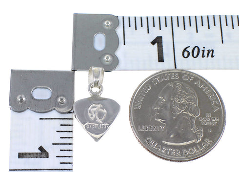 Southwest Sterling Silver And Multicolor Inlay Pendant YX70774