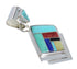 Multicolor And Sterling Silver Southwest Slide Pendant YX68167