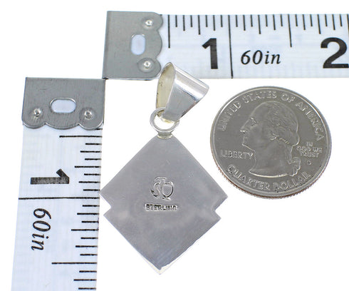 Multicolor And Sterling Silver Southwest Slide Pendant YX68167