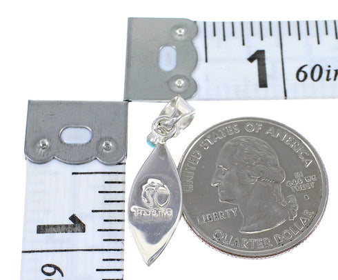 Sterling Silver And Multicolor Southwestern Pendant YX68176