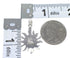 Authentic Sterling Silver And Multicolor Southwest Sun Pendant YX68200