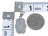 Sterling Silver And Lapis Southwest Slide Pendant YX67393