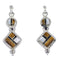 Silver Multicolor Southwest Post Dangle Earrings YX70845