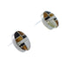 Southwestern Silver Multicolor Inlay Post Earrings YX70889