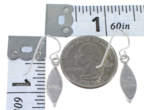 Silver Mutlicolor Southwest Hook Dangle Earrings YX70896