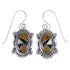 Multicolor Sterling Silver Southwest Hook Dangle Earrings YX70903