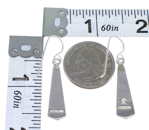 Multicolor Sterling Silver Southwestern Hook Dangle Earrings YX70904