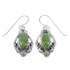 Southwest Sterling Silver And Turquoise Jewelry Hook Dangle Earrings YX68665