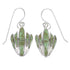 Southwest Sterling Silver Turquoise Hook Dangle Earrings YX78907