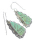 Sterling Silver Turquoise Southwestern Hook Dangle Earrings YX78981