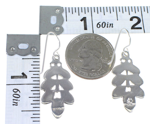 Multicolor Silver Southwest Hook Dangle Earrings YX71094