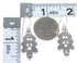 Multicolor Silver Southwest Hook Dangle Earrings YX71094