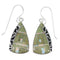Genuine Sterling Silver Turquoise Opal Southwest Hook Dangle Earrings QX81910