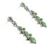 Turquoise Southwest Sterling Silver Post Dangle Earrings QX69248
