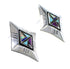 Genuine Sterling Silver Multicolor Southwest Post Earrings YX69442