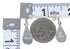 Authentic Sterling Silver Southwest Multicolor Inlay Tear Drop Post Dangle Earrings QX72131