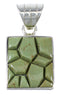 Turquoise Sterling Silver Southwest Pendant YX73885