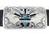 Multicolor Silver Navajo Thunderbird And Hummingbird Concho Belt AX73475