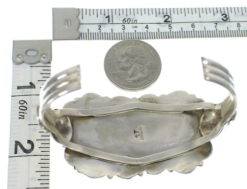 Southwestern Turquoise Silver Cuff Bracelet YX77740