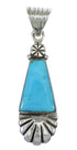 Turquoise Sterling Silver Pendant AX78380