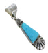 Turquoise Sterling Silver Pendant AX78380