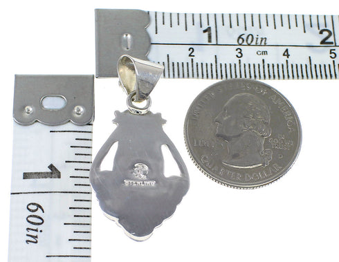 Southwestern Turquoise Sterling Silver Pendant AX78442