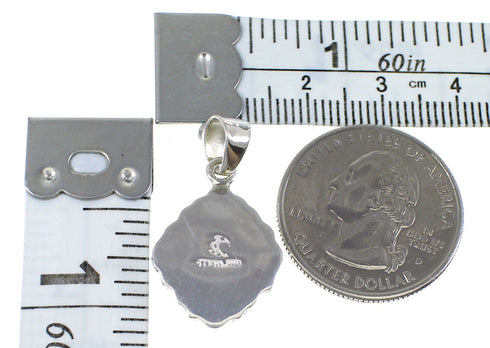 Sterling Silver Southwest Turquoise Pendant AX78517