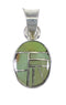 Turquoise Genuine Sterling Silver Pendant AX78713