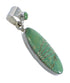 Silver Southwestern Turquoise Slide Pendant AX79036