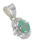 Southwestern Turquoise Genuine Sterling Silver Pendant RX77173