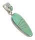 Genuine Sterling Silver Turquoise Inlay Southwest Pendant RX77191