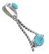 Southwestern Sterling Silver Turquoise Inlay Pendant QX77400