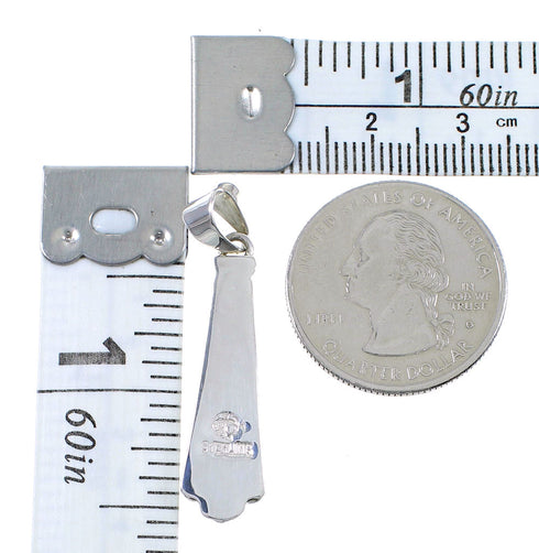 Sterling Silver Turquoise And Opal Southwestern Pendant UX75639