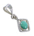 Silver Turquoise Southwestern Pendant YX75635