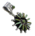 Turquoise Needlepoint Silver Pendant YX75708