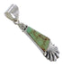 Turquoise And Silver Southwest Pendant YX77320