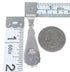 Turquoise And Silver Southwest Pendant YX77320
