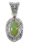 Southwestern Silver And Turquoise Pendant YX77360
