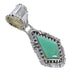 Southwestern Sterling Silver And Turquoise Pendant YX77365