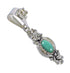 Turquoise Silver Flower Pendant YX77375