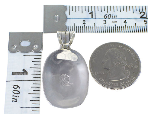 Sterling Silver Turquoise Eagle Pendant YX77392