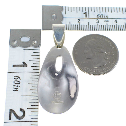 Turquoise Sterling Silver Slide Pendant YX77408