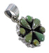 Silver Southwest Turquoise Pendant YX77477