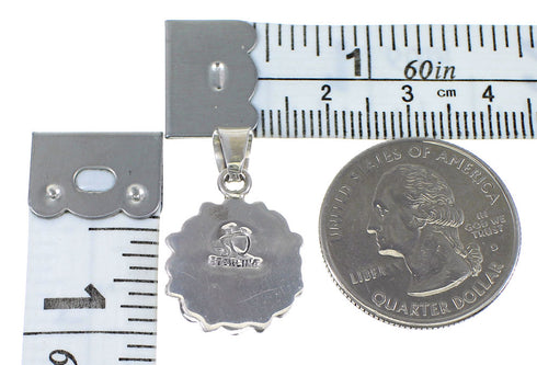 Silver Southwest Turquoise Pendant YX77477