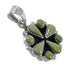 Silver Southwestern Turquoise Pendant YX77478