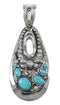 Opal Turquoise Silver Pendant YX76566