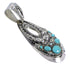 Opal Turquoise Silver Pendant YX76566
